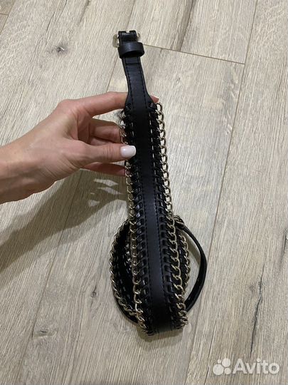 Ремень женский черный