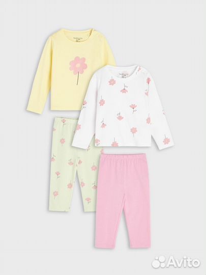 Пижамы детские 2шт в комплекте для девочек