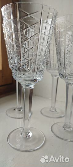 Хрустальные фужеры гусь хрустальный СССР