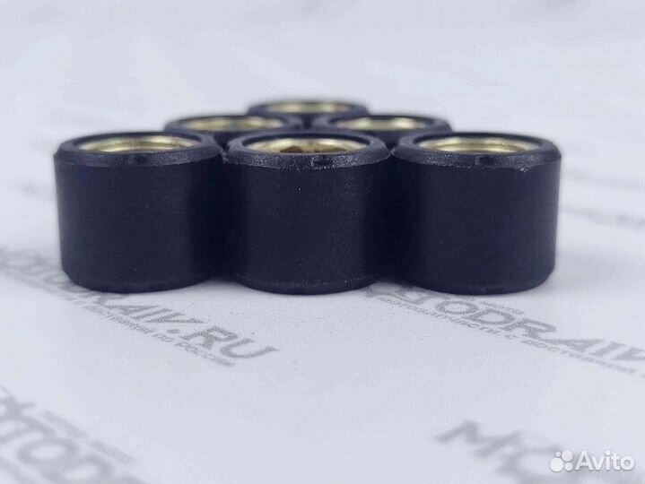 Ролик вариатора (компл 6 шт) 16х13 6,5 гр GY6-50