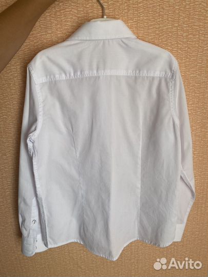 Рубашка 128 Button blue