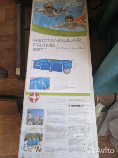 Каркасный бассейн Rectangular Frame 220х150х60 см