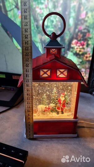 Новогодний рождественский фонарь