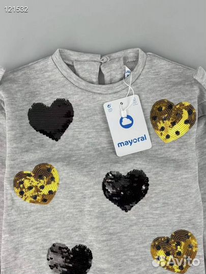 Комплект Mayoral для девочки с сердечками