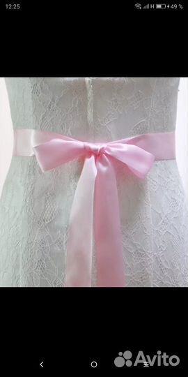 Лента розовая