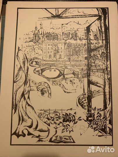 Альбом гравюр «Виды Ленинграда» 1976 год, 15 гравю