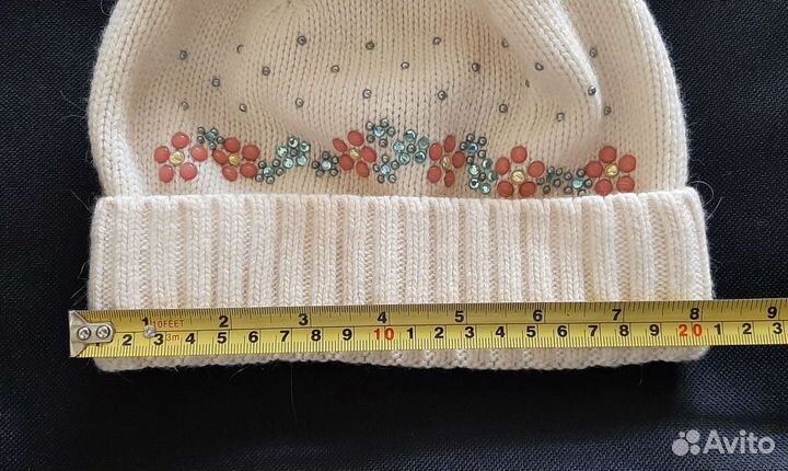 Шапка для девочки, теплая