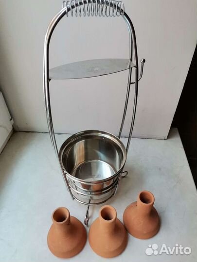 Ведро для углей и чаши