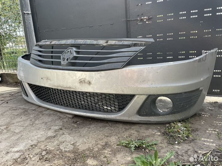 Бампер на renault logan 2