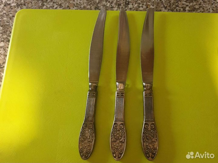 Вилки,ложки,ножи (мельхиор)