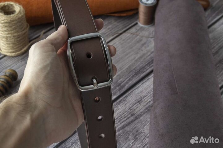 Ремень кожаный