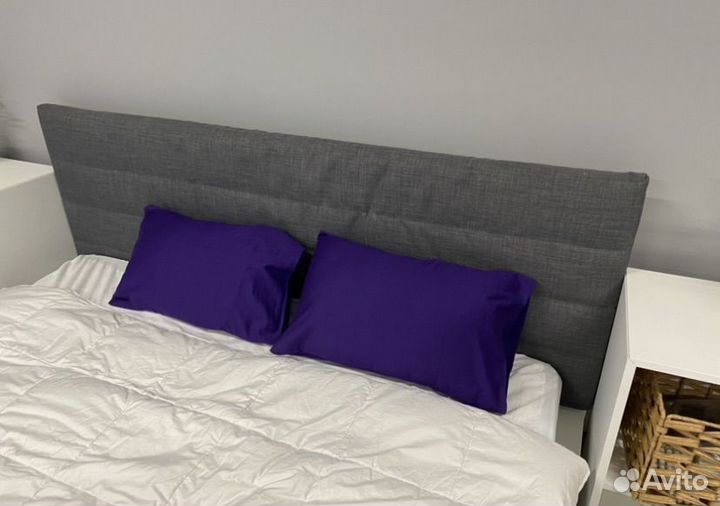 Чехол на спинку кровати Мальм 160 Икеа