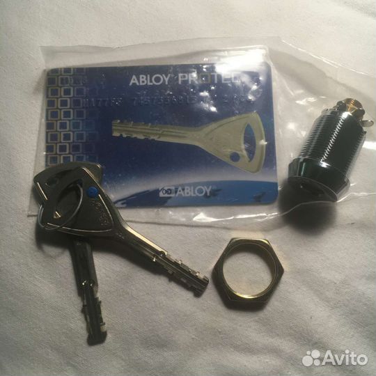 Цилиндр замка abloy protec с ключами