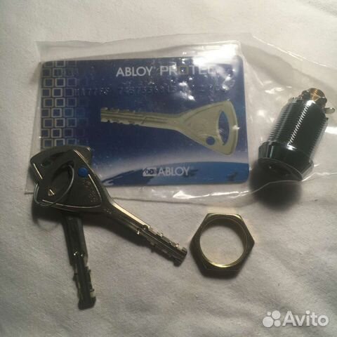 Цилиндр замка abloy protec с ключами
