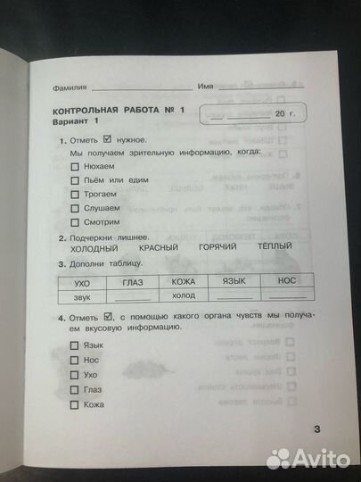 Матвеева. Информатика 2кл.Контрольные работы