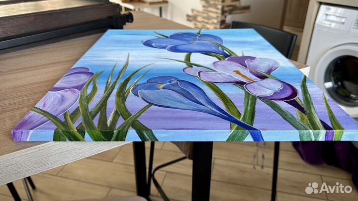 Картина холст акрил 50*40