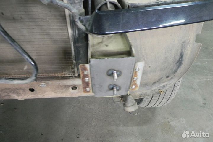 Площадка лебедки в бампер Chevrolet niva 2009+
