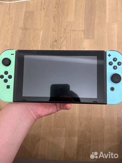 Nintendo switch animal crossing edition