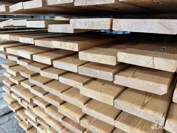 Прямой планкен из лиственницы