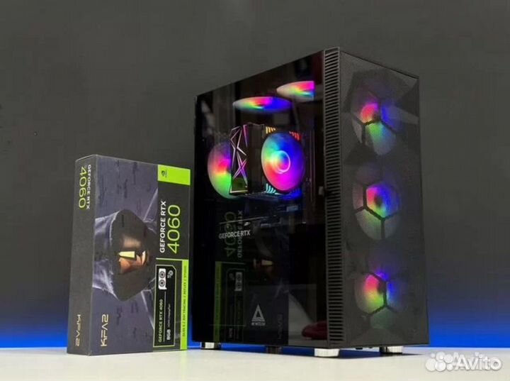 Новый Топовый Пк RTX4060 8G Ryzen 5 7500F DDR5