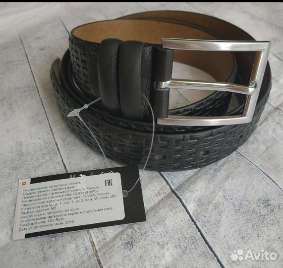 Новые ремни нат.кожа Olio Rosti