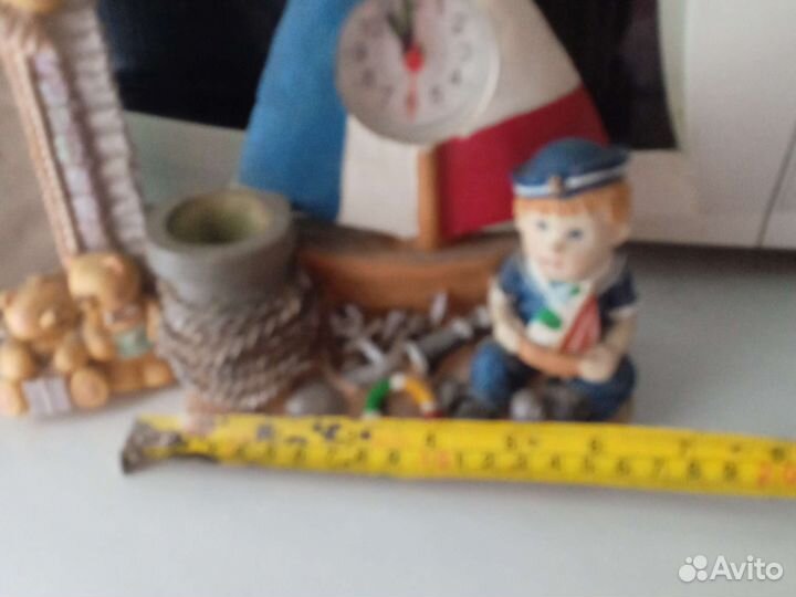 Часы подставка, керамика