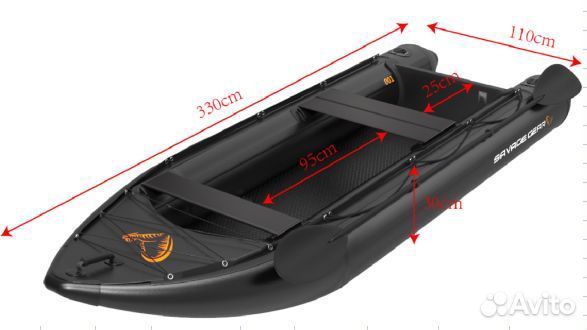 Каяк, фишкаяк надувной из пвх