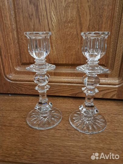 Подсвечники Гусь хрустальный