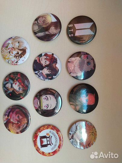 Значки аниме, BTS, kpop, Рикардо Милос