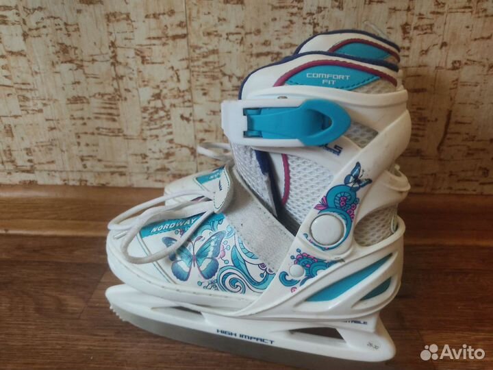 Коньки Nordway детские раздвижные 26-30