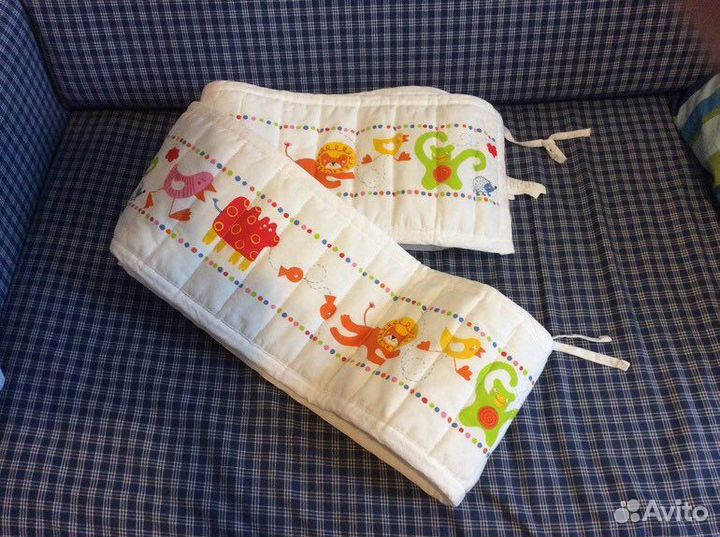 Мягкий бортик для кроватки IKEA