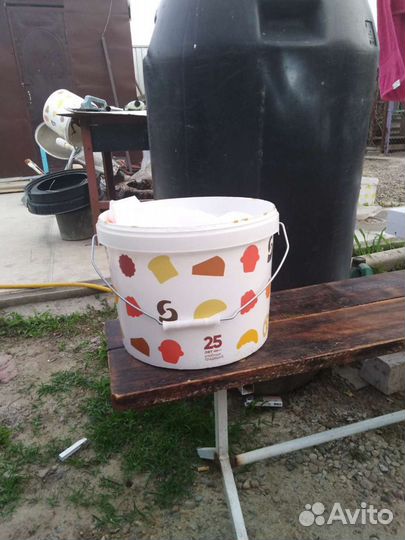Бу ведра пластиковые 12кг
