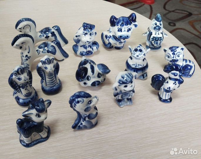 Фигурки гжель