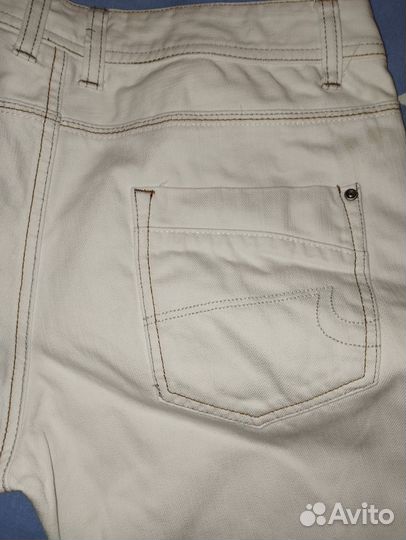 Джинсы мужские 31/34 М белые Oodji