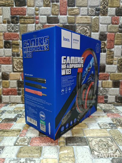 Наушники Игровые с микрофоном новые