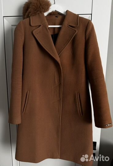 Пальто зимнее кашемировое 44