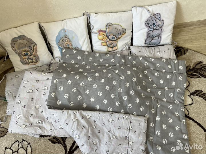 Бортики в детскую кроватку бу