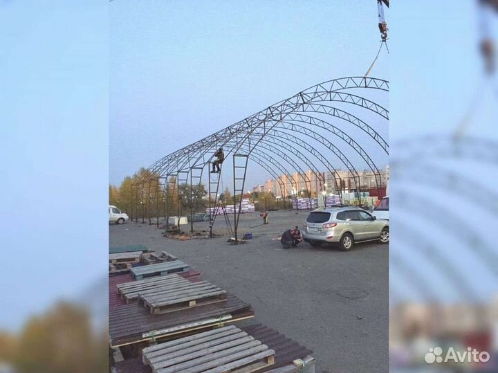 Ангар под ключ (17х33)