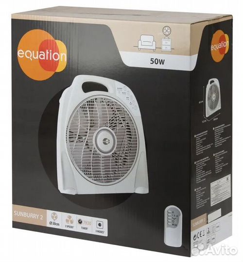 Вентилятор Equation 50 Вт 30 см