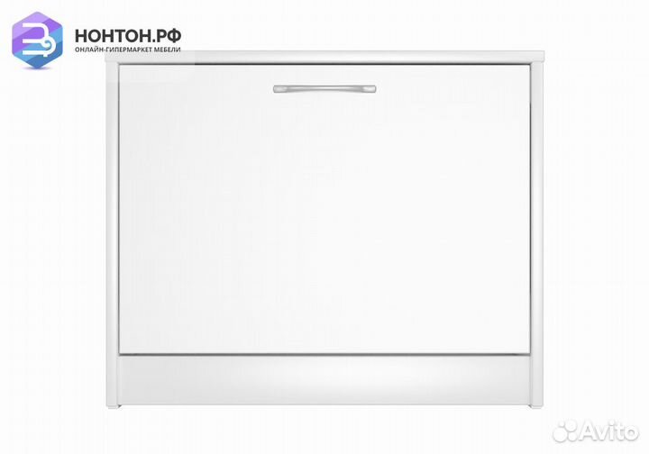 Тумба для обуви Орион 1 ячейка белая