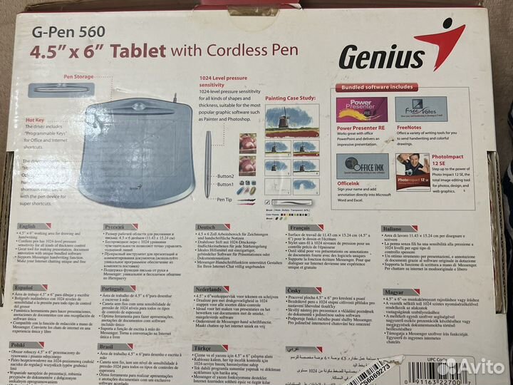 Графический планшет Genius G-Pen 560