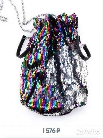 Сумка из пайеток,bradex