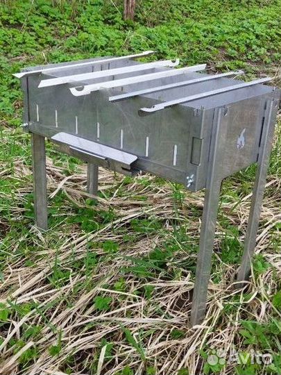 Мангал-чемодан (нерж)