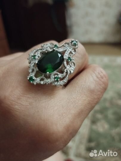 Серьги и кольцо 925