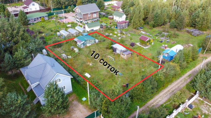 Участок 10 сот. (СНТ, ДНП)