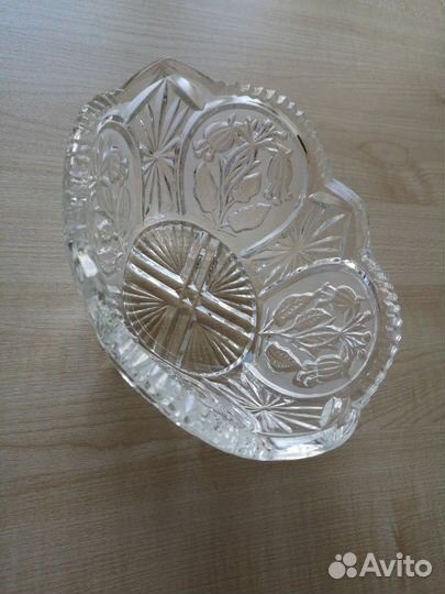 Конфетница / салатница хрусталь