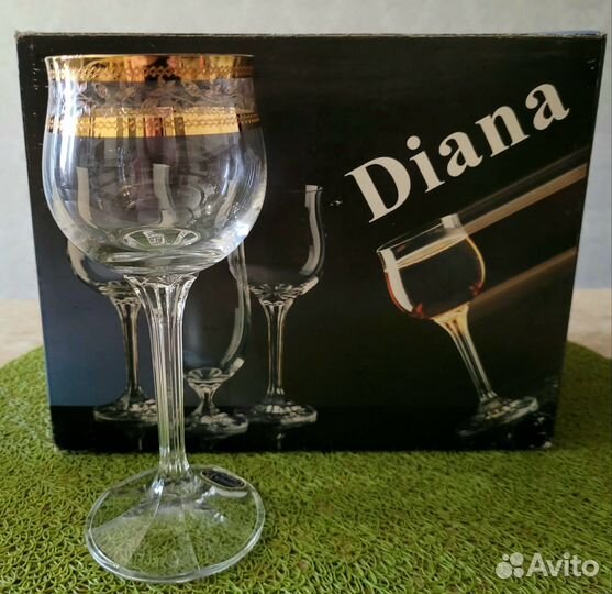 Фужеры богемия