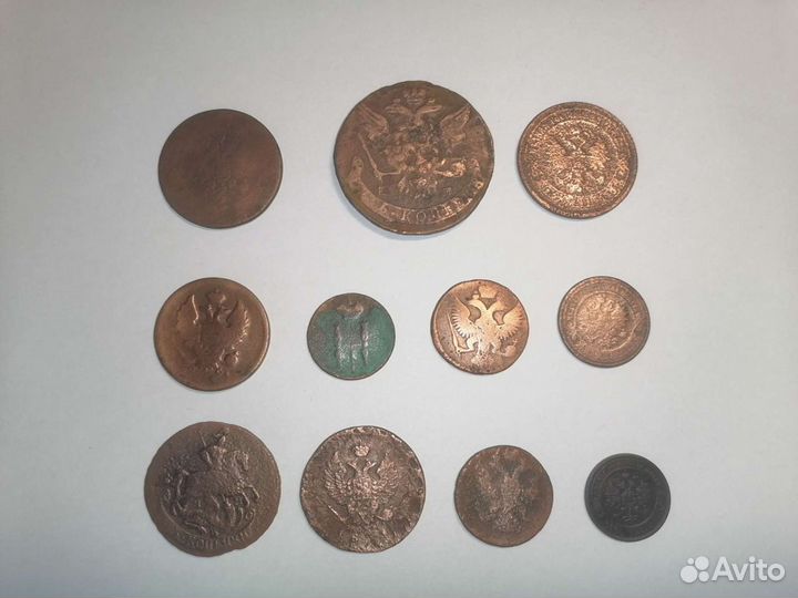 Медные царские монеты