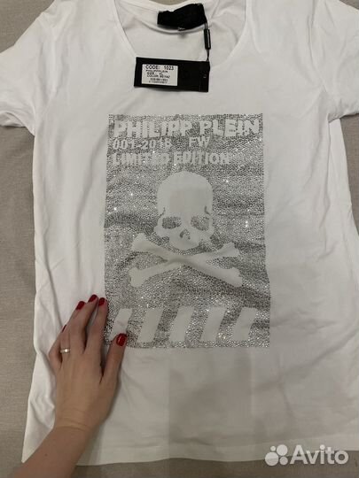 Футболка philipp plein со стразами