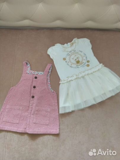 Вещи пакетом на девочку 74 80
